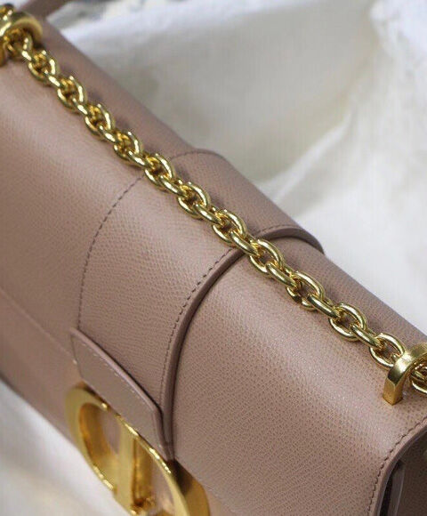 Christian Dior 30 Montaigne Chain Bag Leather Pink